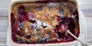 Photo de la Recette: Clafouti aux Petits Fruits Rouges