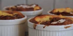 Photo de la Recette: Clafoutis aux Pêches Sans Gluten