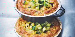 Clafoutis de Courgettes et Kiri