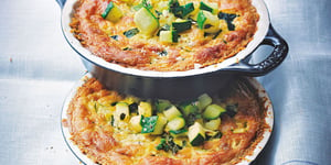 Photo de la Recette: Clafoutis de Courgettes et Kiri