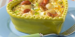 Photo de la Recette: Clafoutis de Noix de Saint Jacques