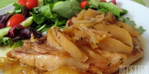 Côtelette de Porc aux Pommes et à L'érable