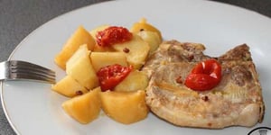 Photo de la Recette: Côtes de Porc et Pommes de Terre
