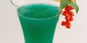 Cocktail bleu Caraïbe