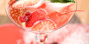 Photo de la Recette: Cocktail Punch à la Fraise et Rhum