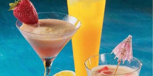 Photo de la Recette: Cocktails Colorés et Vitaminés