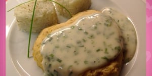 Photo de la Recette: Coeur de Saumon aux Oignons