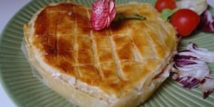 Photo de la Recette: Coeur Feuilleté au Crabe & Avocat pour la Saint Valentin
