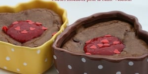 Cœur Moelleux au Chocolat/Framboise pour la Saint-Valentin