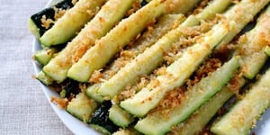 Photo de la Recette: COMMENT FAIRE DES FRITES DE COURGETTES PARMESAN ET CITRON