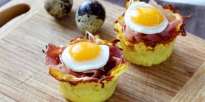 Photo de la Recette: Comment faire des Nids de Pommes de Terre aux Oeufs de Caille