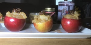 Compote de Pomme et Sirop d'érables dans sa Pomme