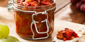 Confiture de Tomates et de Bacon avec Bourbon