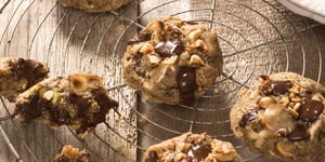 Cookies au Miel et Pépites de Chocolat