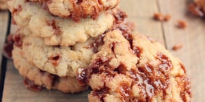 Photo de la Recette: Cookies aux Éclats de Caramel au Beurre Salé