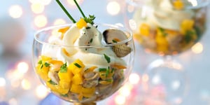 Photo de la Recette: Coques aux Herbes Chantilly Passion