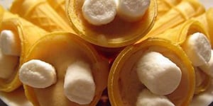 Photo de la Recette: Cornets au Sucre et Guimauves