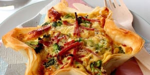 Photo de la Recette: Corolle Croustillante Brocoli Jambon