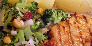 Photo de la Recette: Côtelettes de Porc à L'orange et à la Moutarde sur BBQ
