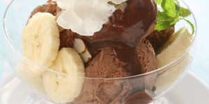 Coupe Glacée Banane Chocolat