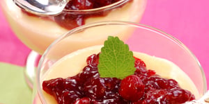 Coupe aux Cerises et à la Crème Anglaise