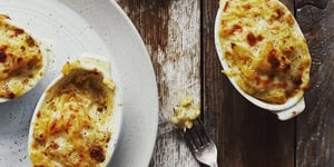 Courge Spaghetti au Fromage Gratiné