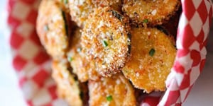 Photo de la Recette: Courgettes Croustillantes au Parmesan