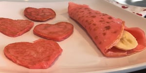 Crêpes Roses Pour la St-Valentin