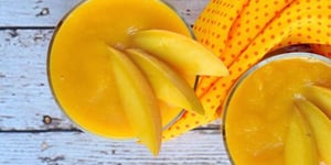 Photo de la Recette: Crème à la Mangue au Miel