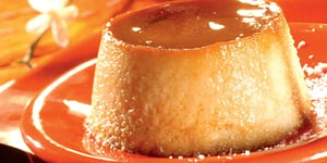 Photo de la Recette: Crème Caramel Noix de Coco et Grenade