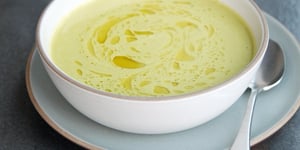 Photo de la Recette: Crème Creamless de Soupe aux Asperges (Adapté de Martha Stewart)