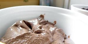 Crème Glacé au Chocolat Sans Cuisson & Sans Sucre