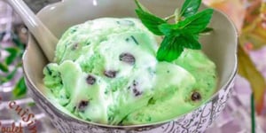 Photo de la Recette: Crème Glacée à la Menthe sans Sorbetière
