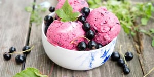 Photo de la Recette: Crème Glacée au Cassis