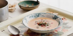 Crème de Homard & Gremolata de Tomates Cerise