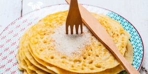 Photo de la Recette: Crêpes Vegan Sans œuf et Sans Gluten