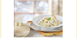 Photo de la Recette: Crevettes Alfredo
