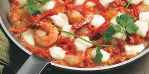 Photo de la Recette: Crevettes Façon Mozzarina