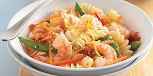 Photo de la Recette: Crevettes Primavera Rapides et Faciles