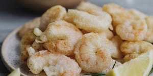 Photo de la Recette: CREVETTES TEMPURA MAISON & MAYONNAISE À L’ESTRAGON