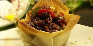 Photo de la Recette: CROUSTILLANT DE BOEUF AU GINGEMBRE (chinoise)