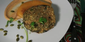 Photo de la Recette: CROUSTILLANT DE PORTOBELLO AUX LENTILLES