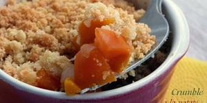 Crumble a la Patate Douce et Carotte