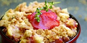 Photo de la Recette: Crumble aux Fraises