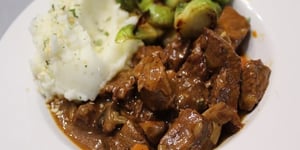 Photo de la Recette: Cubes de Boeuf au Sirop D'érable