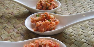 Photo de la Recette: Cuillères de Saumon au Gingembre