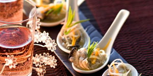 Photo de la Recette: Cuillères D'huîtres aux Petits Légumes