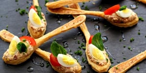 Photo de la Recette: Cuillères Feuilletées Apéritives
