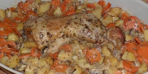Photo de la Recette: Cuisse de Dinde à la Moutarde à L'ancienne