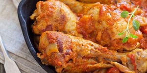 Photo de la Recette: Cuisse de Poulet aux Tomates à la Bière